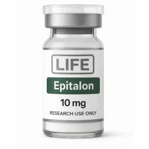 Epitalon 10 mg lyophilized peptide vial labeled Life Peptide