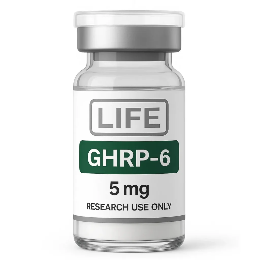 Buy GHRP-6 / 5 mg research peptide from Life Peptide