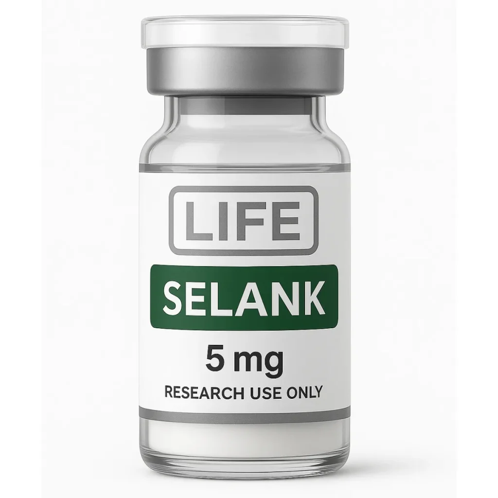Kaufen Sie Selank 5 mg, gefriergetrocknetes Peptid, in der Ampulle bei Life Peptide