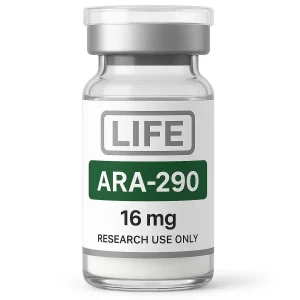 ARA-290 16 mg lyophilized peptide vial labeled Life Peptide