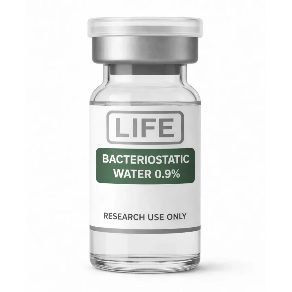 Kaufen Sie eine Ampulle mit bakteriostatischem Wasser 0,9% von Life Peptide