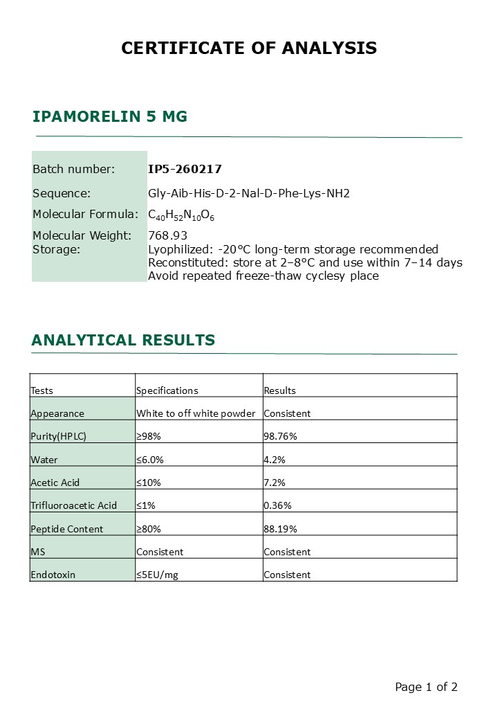does igf-1 lr3 show up on steroid test labcorp Ipamorelin | Reviews, Clinical Trials, and Safety main image 0