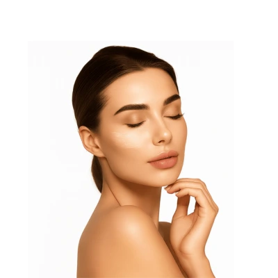 Beautiful woman representing healing and recovery peptide research