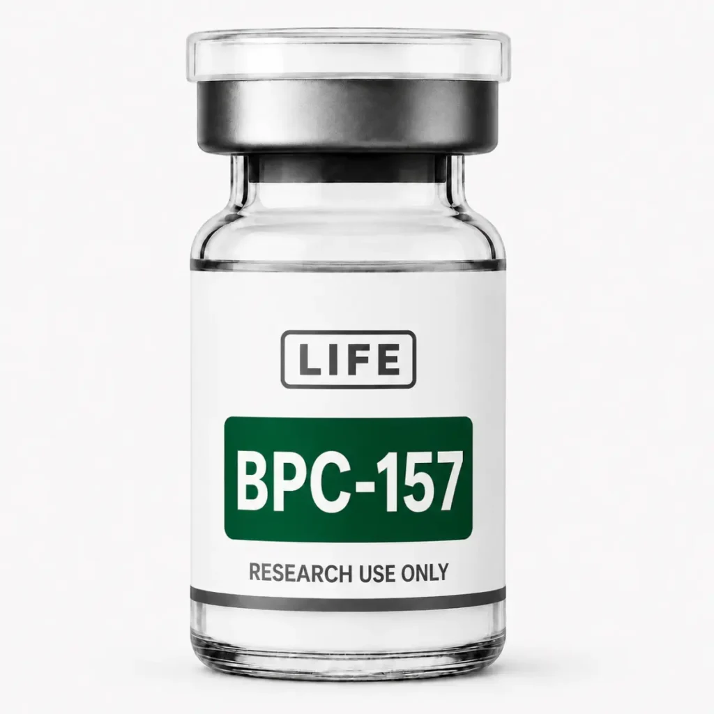 Buy BPC-157 lyophilized peptide vial from Life Peptide